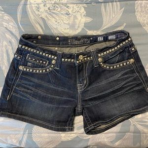 Miss Me denim shorts style JP5135SHU size 27 #79